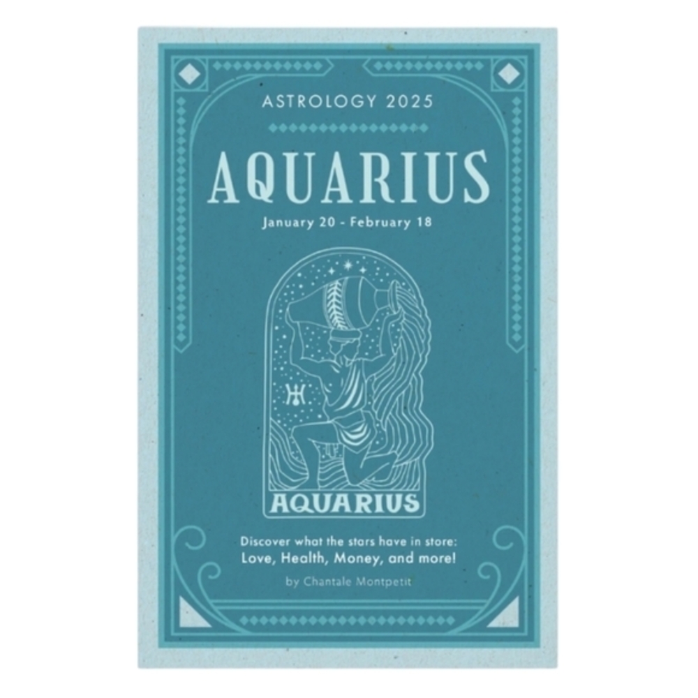 Astrology 2025 Aquarius Planners Horoscope Paperback Book Chantale Montepetit‎